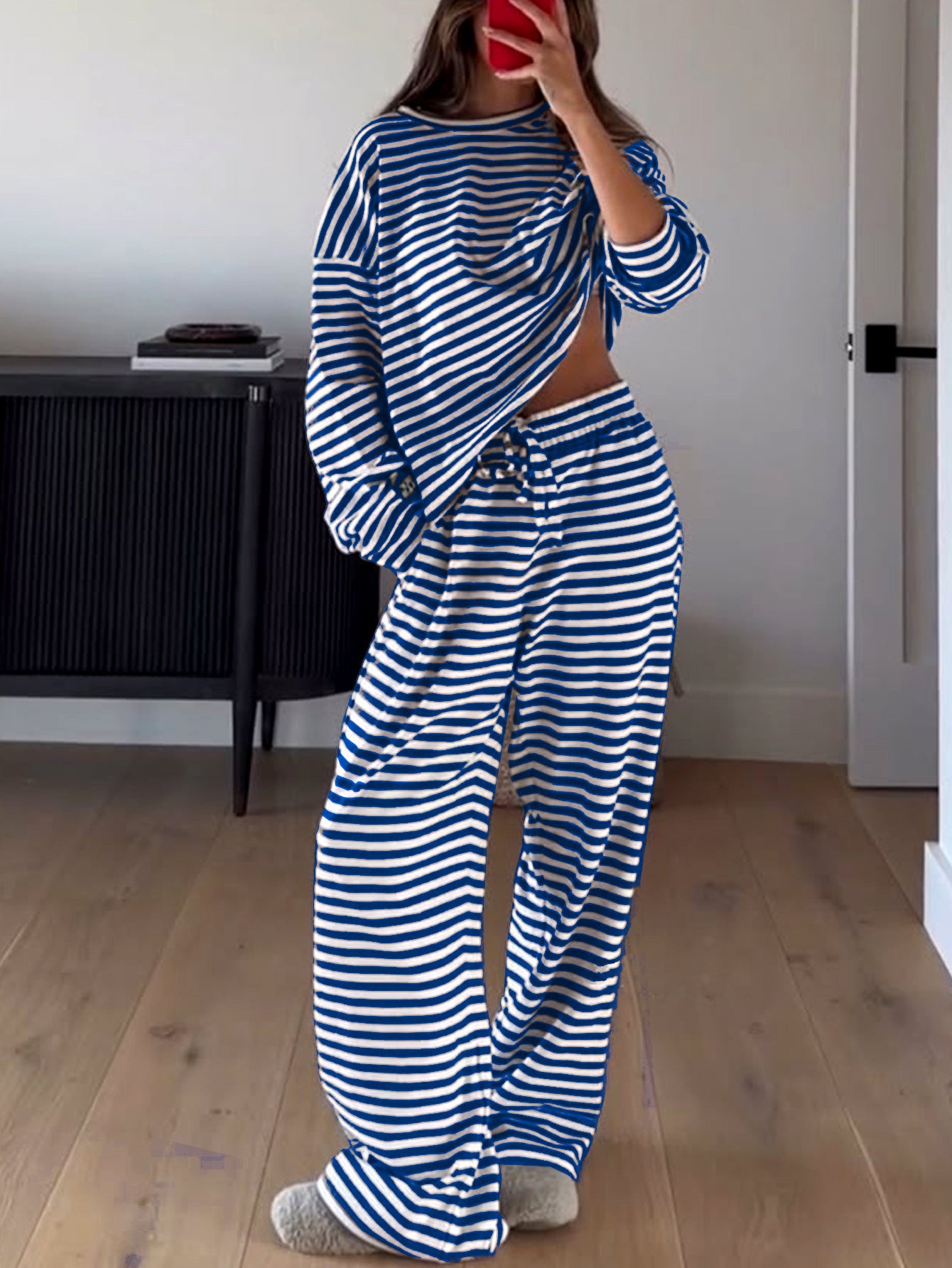 Loose-fitting Womens Homewear Pajamas