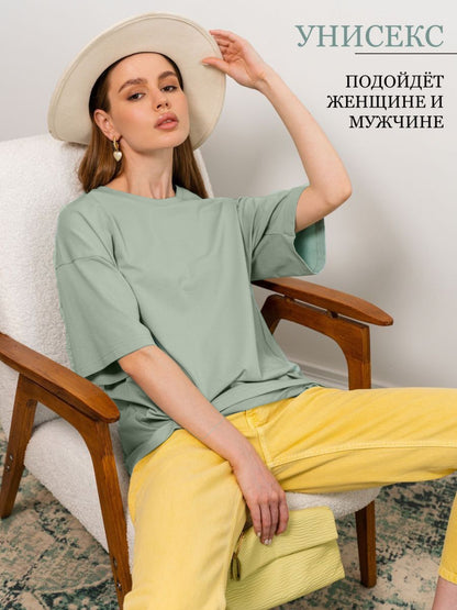 Women's Pure Cotton Short Sleeve T-shirt Top