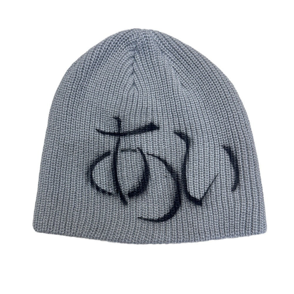 Street Style Letters Pile Heap Cap Beanie Hat Female Autumn And Winter Street