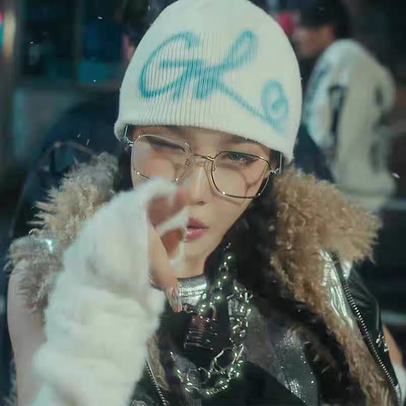 Street Style Letters Pile Heap Cap Beanie Hat Female Autumn And Winter Street