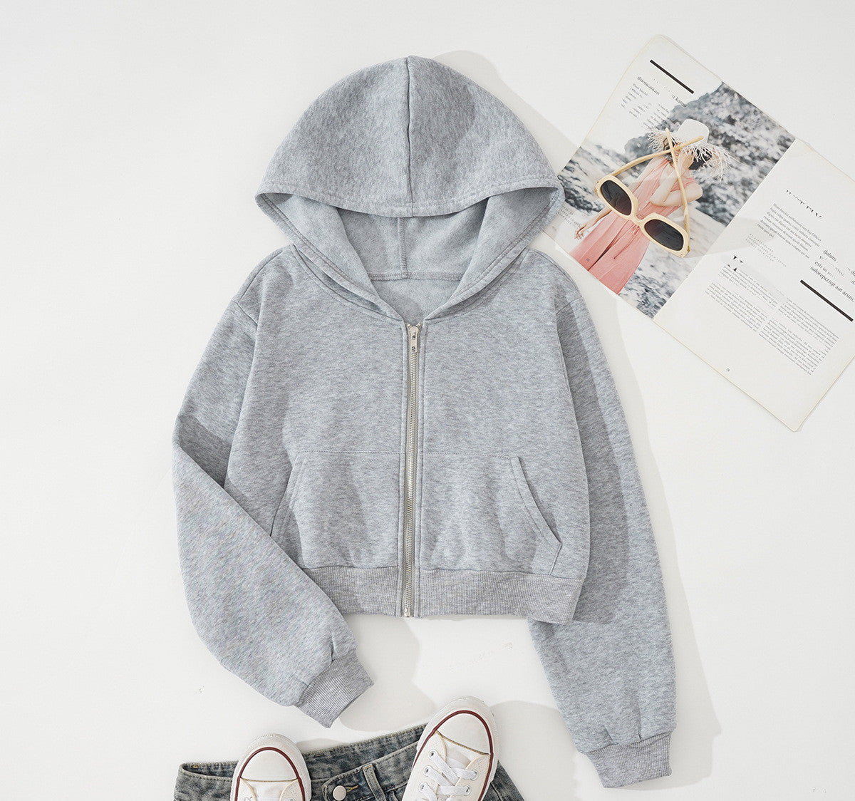 Fashion Zippered Jacket