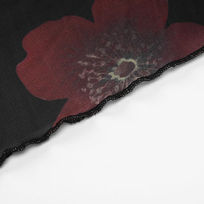 New Fashion Flower Print SunDress