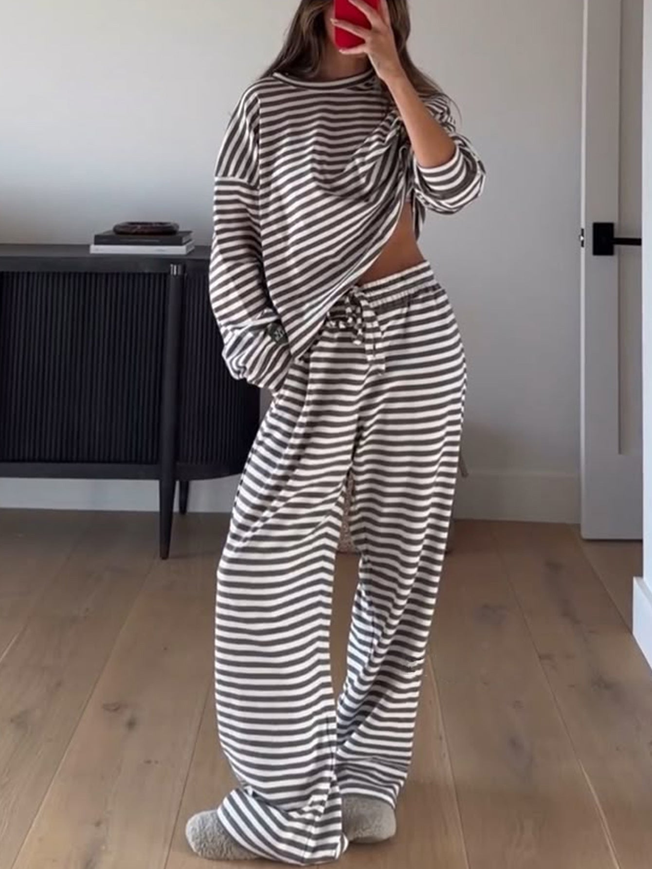 Loose-fitting Womens Homewear Pajamas