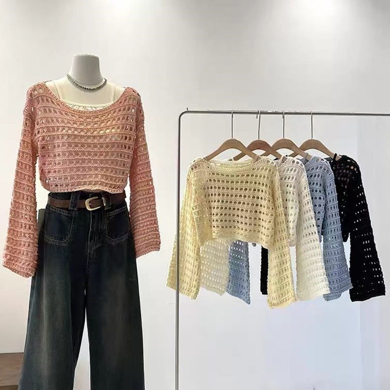 Women's Short Long-sleeved Sweater