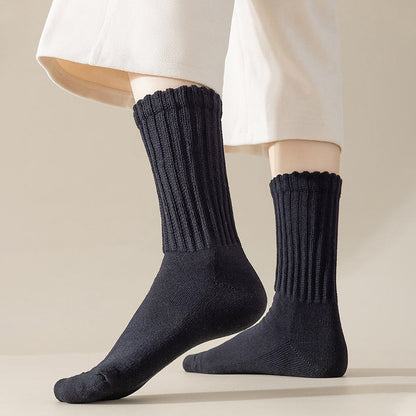 Loose Stockings Pure Color Socks