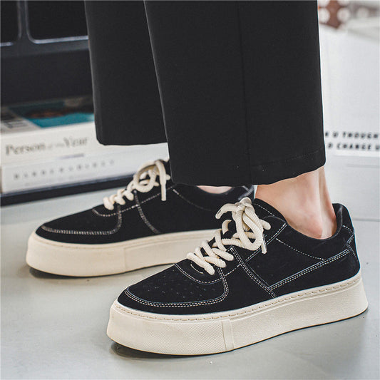 Casual Lace-up Suede Shoes