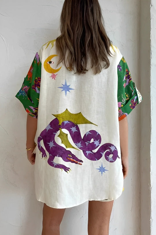 Fashion Casual Shirt And Shorts Two-piece Suit