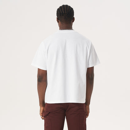 Cotton American Drop-shoulder Sleeve T-shirt