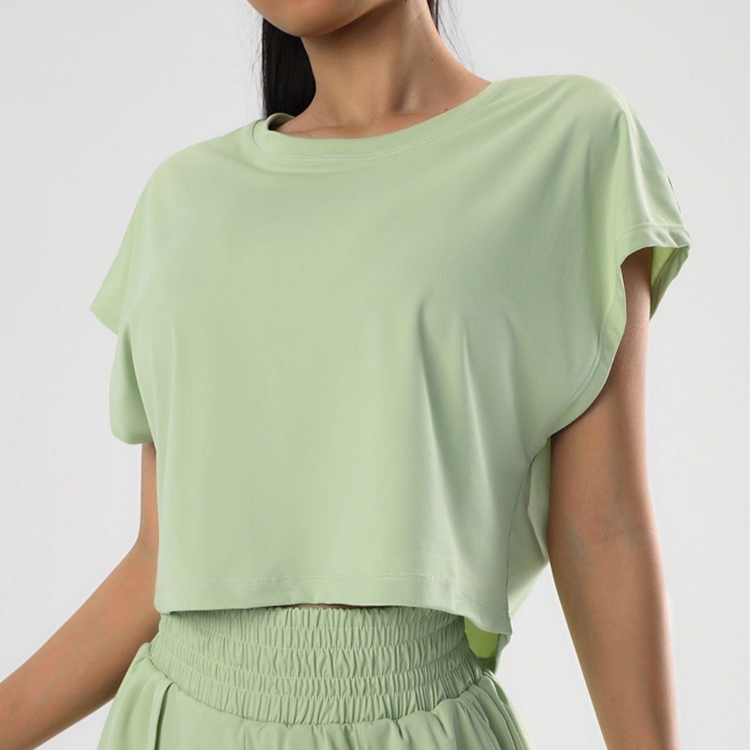 Summer Thin Crop Top Women's T-shirt