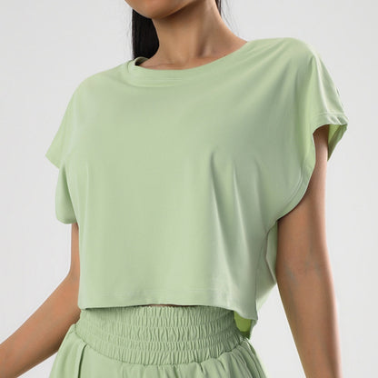 Summer Thin Crop Top Women's T-shirt