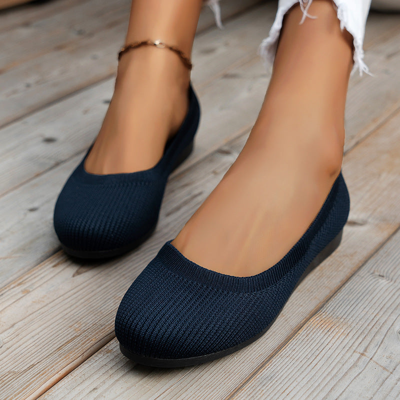 Round Toe Flats Shoes For Women