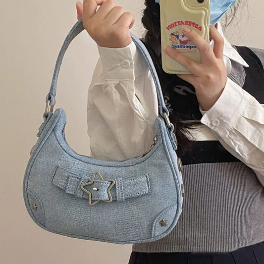 Stylish Retro Star Shoulder Bag