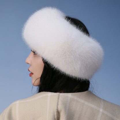 Autumn And Winter Fur Topless Hat