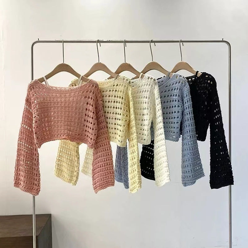 Women's Short Long-sleeved Sweater