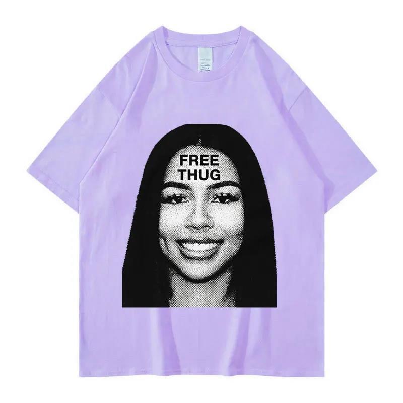 Women's Retro Short Sleeve Top Hip Hop T-shirt