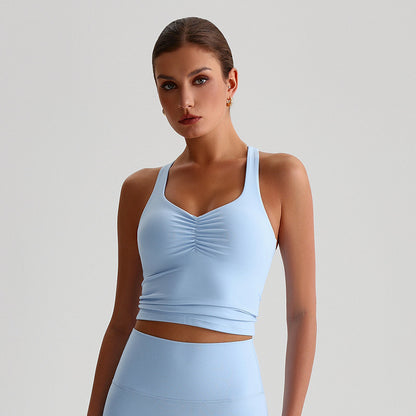 Vest Brushed Quick-drying Outdoor All-matching Running Beauty Back Exercise Underwear