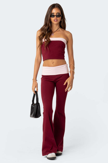 Slim-fit Slimming Low Waist Set