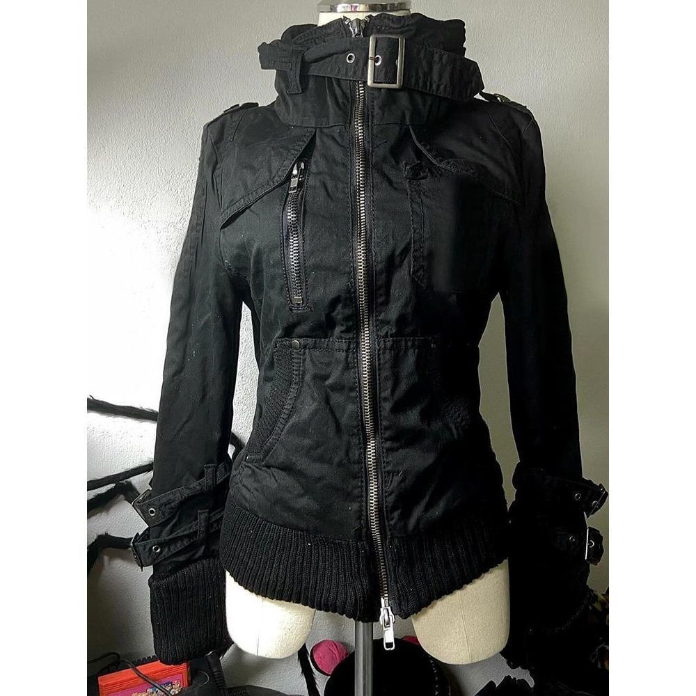 Women's American-style Retro Black Jacket