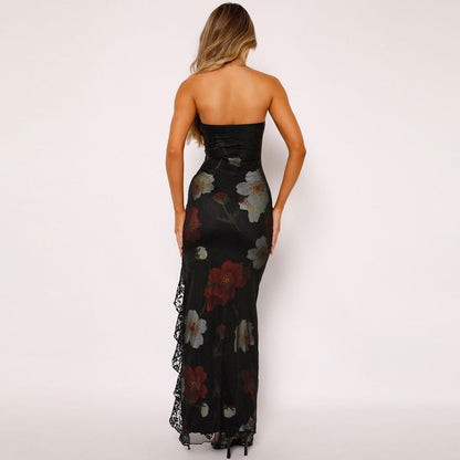 New Fashion Flower Print SunDress