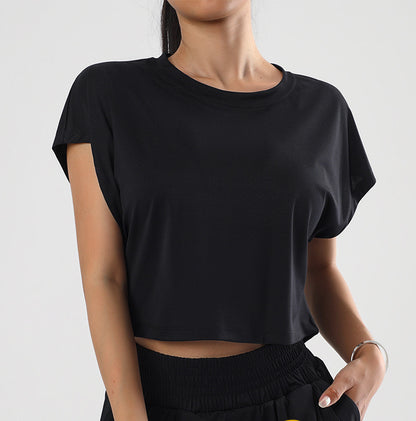 Summer Thin Crop Top Women's T-shirt
