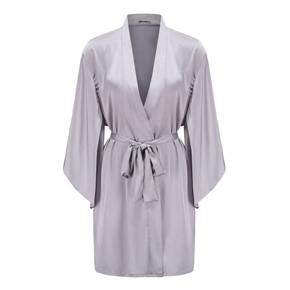 Women's Thin Ice Silk Robe Bathrobe