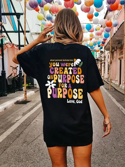 Women's Fashion Casual Simple Round Neck Short Sleeve