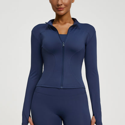 Fashion Casual Slim-fit Yoga Wear Women's Coat